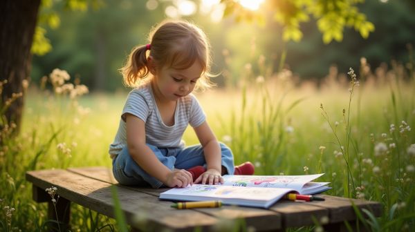 Stimulez l'apprentissage avec un cahier de jeux et observation nature
